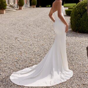 Justin Alexander GWINN Strapless Fit and Flare Wedding Dress - NEW